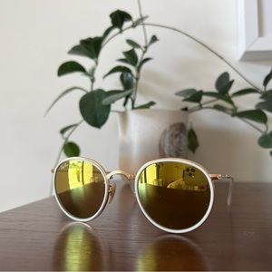 Ray-Ban folding round glasses